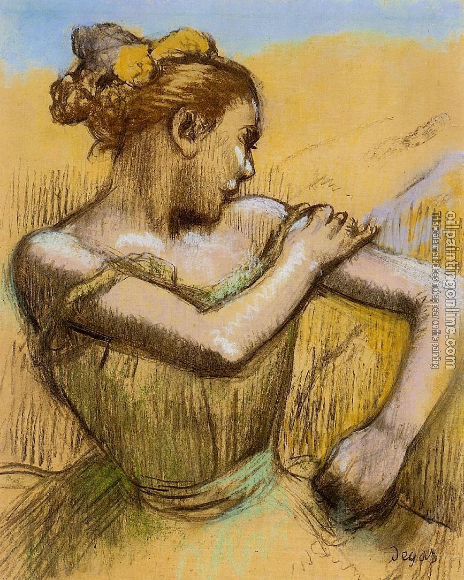 Degas, Edgar - Torso of a Dancer